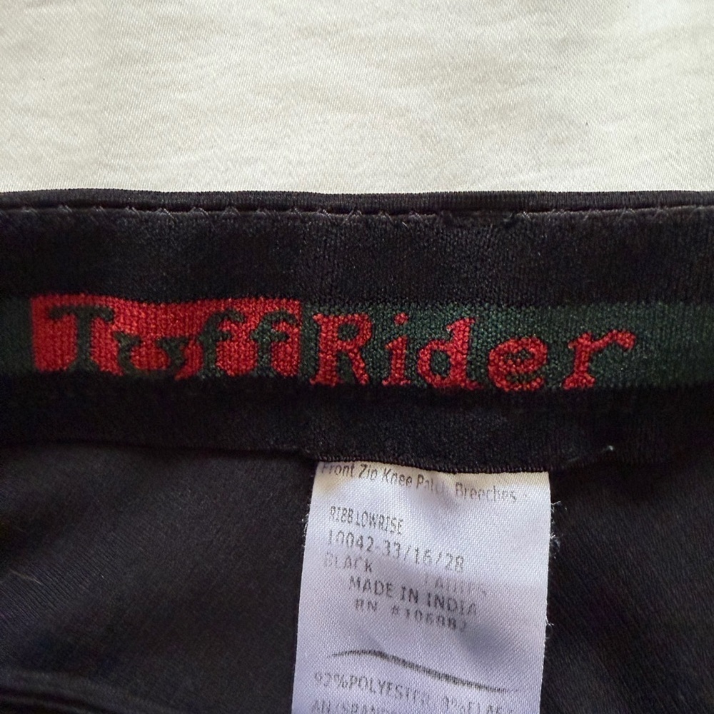 Tuff Rider Women's Black Riding Pants - Picture 5 of 10